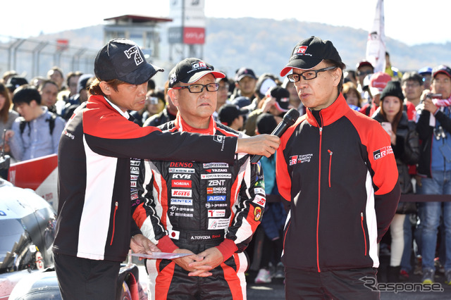 ルマン24時間凱旋&WRCマニュファクチャラーズタイトル記念セレモニー