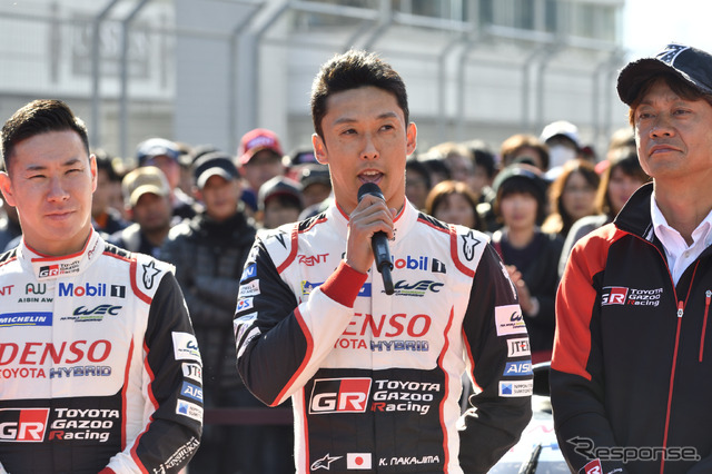 ルマン24時間凱旋&WRCマニュファクチャラーズタイトル記念セレモニー