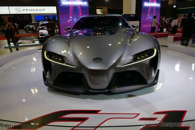 トヨタ渾身のスーパーカー・コンセプトモデル「FT-1」も出展された