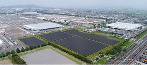 大泉工場 太陽光発電設備完成予想図
