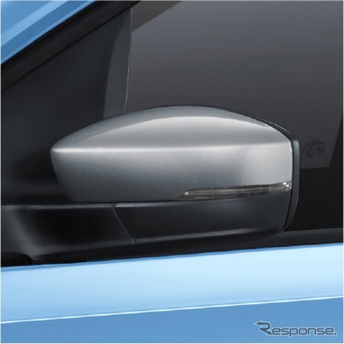 VW cross up! 専用シルバードアミラー