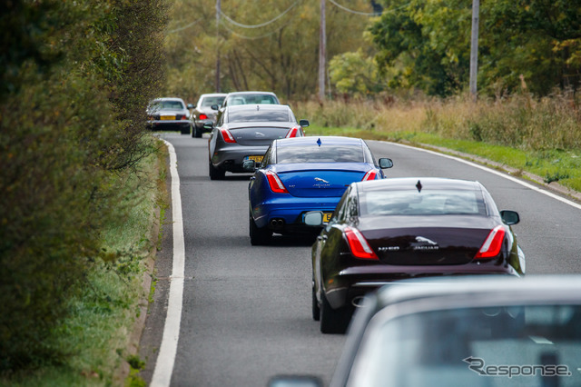 Jaguar XJ Historic Convoy to Paris