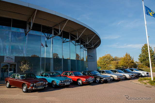 Jaguar XJ Historic Convoy to Paris