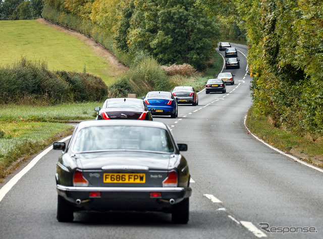 Jaguar XJ Historic Convoy to Paris