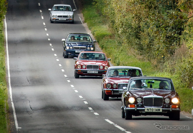 Jaguar XJ Historic Convoy to Paris