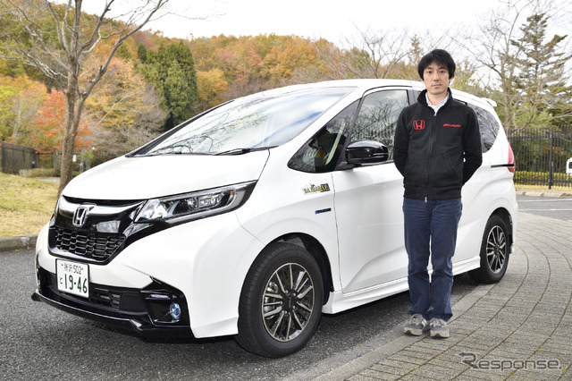 フリード ModuloXの開発責任者の中条真氏(ホンダアクセス 商品企画部)