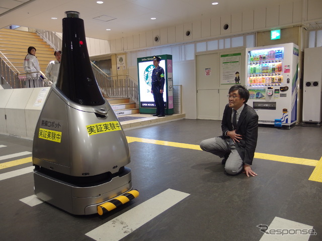 ペルセウスボットがしゃがみこんだ人を検知