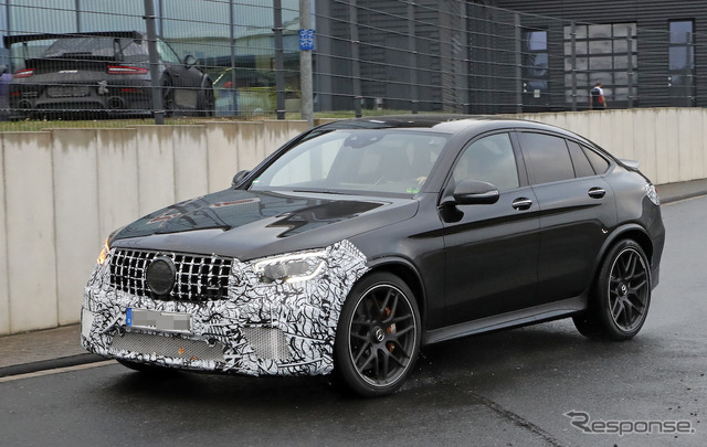 メルセデス AMG GLC63 改良新型(スクープ写真)