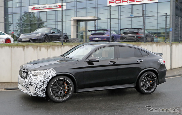 メルセデス AMG GLC63 改良新型(スクープ写真)