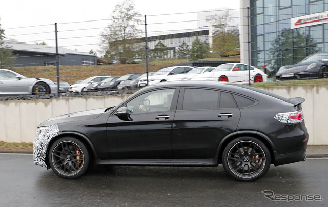 メルセデス AMG GLC63 改良新型(スクープ写真)