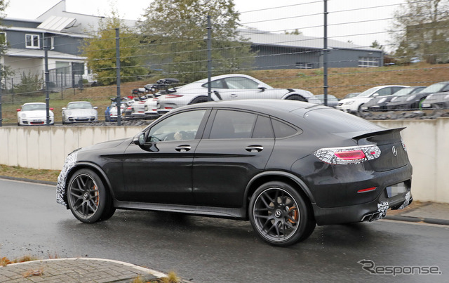 メルセデス AMG GLC63 改良新型(スクープ写真)