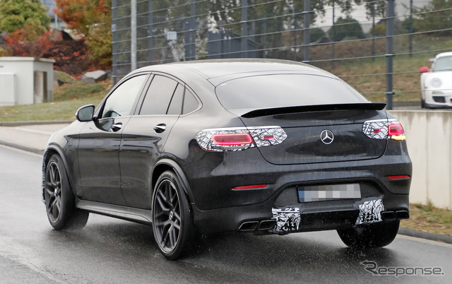 メルセデス AMG GLC63 改良新型(スクープ写真)
