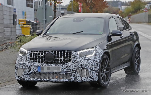 メルセデス AMG GLC63 改良新型(スクープ写真)