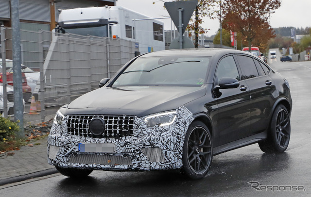 メルセデス AMG GLC63 改良新型(スクープ写真)