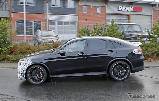 メルセデス AMG GLC63 改良新型(スクープ写真)