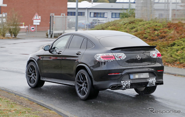 メルセデス AMG GLC63 改良新型(スクープ写真)