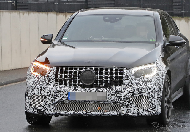 メルセデス AMG GLC63 改良新型(スクープ写真)