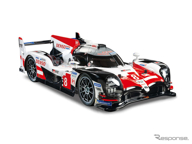 1/10 RC トヨタ GAZOOレーシング TS050 ハイブリッド(写真はキットを組み立て、塗装したもの)