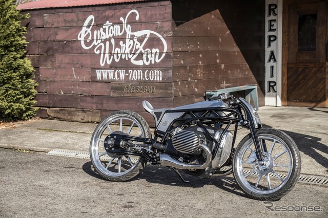 BMWモトラッドのディパーテッド(製作:カスタムワークスZON)