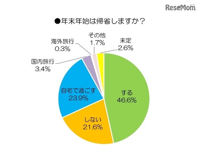 年末年始の帰省について