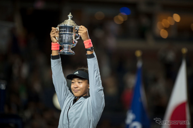大坂なおみ選手（USオープン）　(c) Getty Images