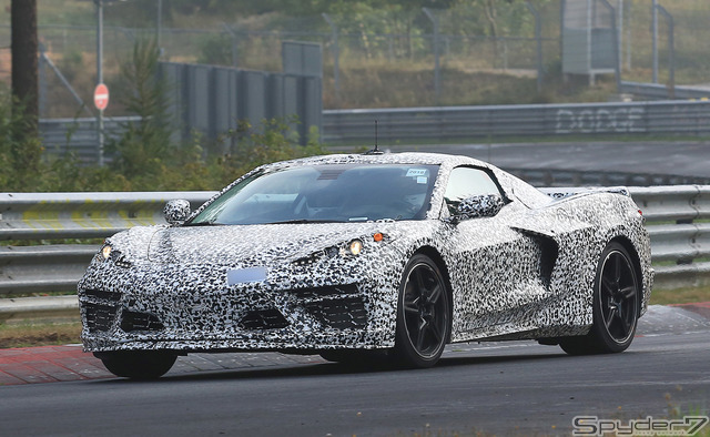 シボレー コルベット C8 スクープ写真