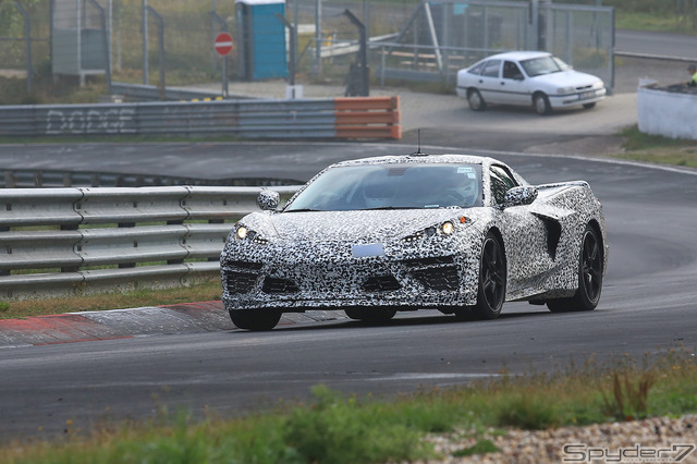 シボレー コルベット C8 スクープ写真