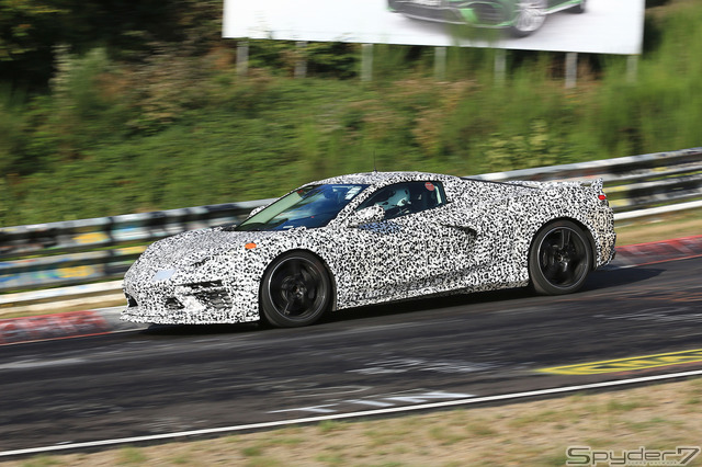 シボレー コルベット C8 スクープ写真