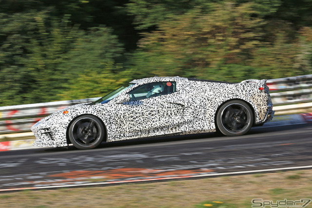 シボレー コルベット C8 スクープ写真