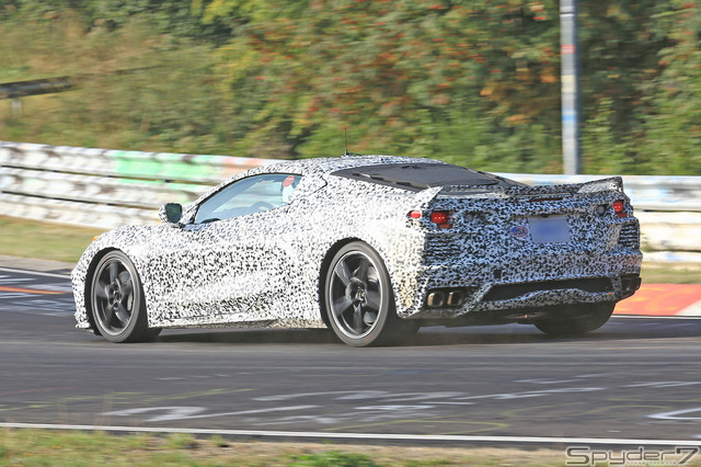 シボレー コルベット C8 スクープ写真