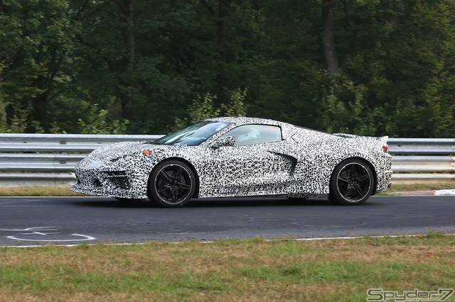 シボレー コルベット C8 スクープ写真