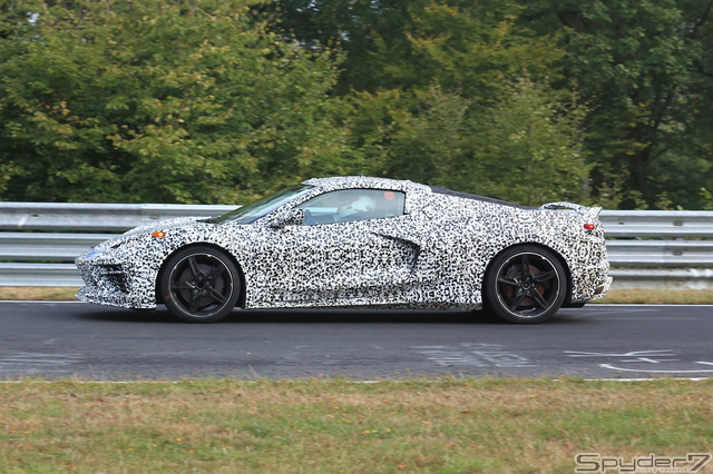 シボレー コルベット C8 スクープ写真