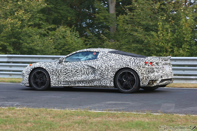 シボレー コルベット C8 スクープ写真