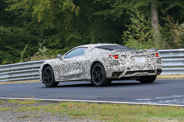 シボレー コルベット C8 スクープ写真