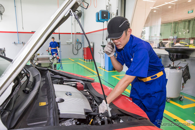 トヨタ販売店と配車サービス事業者が共通の情報プラットフォーム上で車両データを共有し、メンテナンスなどを一貫して行う配車サービス車両向けトータルケアサービス