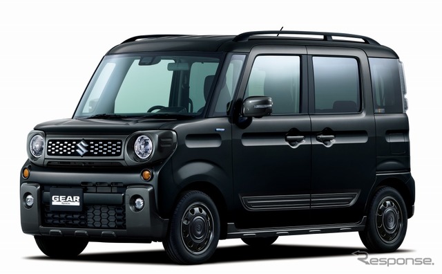 スズキ スペーシア ギア ハイブリッド XZハイブリッド XZターボ 全方位モニター用カメラパッケージ装着車(ブルーイッシュブラックパール3)