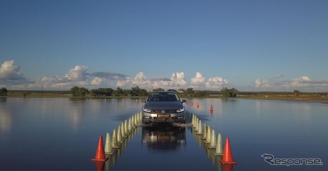 コンチネンタルの米国タイヤテストコースに全面導入された無人の自動運転車