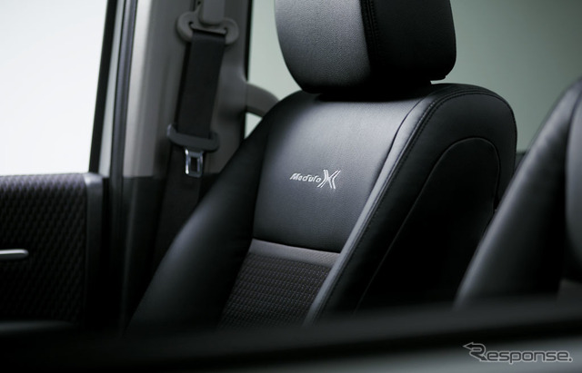 ホンダ ステップワゴン モデューロ X 専用ブラックコンビシート(プライムスムース×ソフトウィーブ/モデューロ Xロゴ入り)