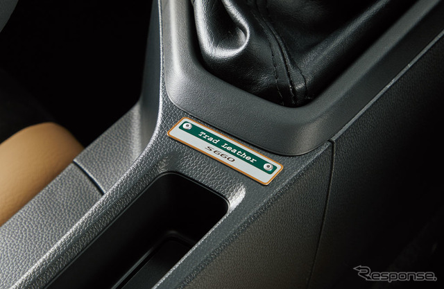 ホンダ S660 α特別仕様車 トラッドレザーエディション アルミ製コンソールプレート