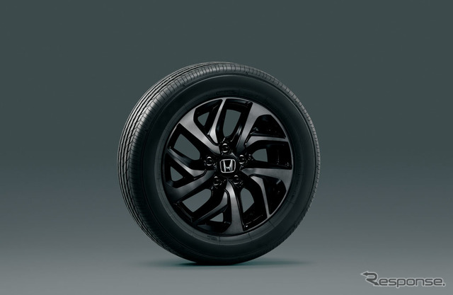 ホンダ ステップワゴン スパーダ ブラッククリア塗装16インチアルミホイール(スパーダ専用デザイン)