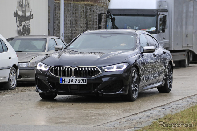 BMW 8シリーズグランクーペ「M850i」スクープ写真
