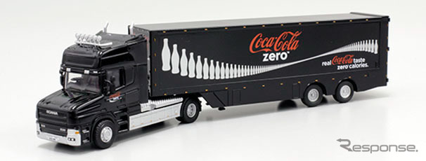 OXFORD 1/76scale Scania T Cab trailer Coca Cola Zero