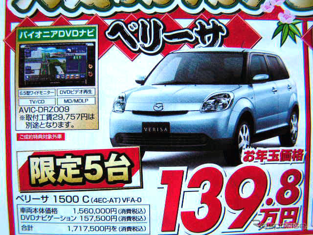 【初荷値引き情報】新年はコンパクトカーを買うか軽自動車にするか
