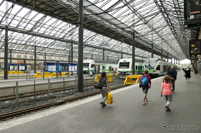 ヘルシンキ中央駅　(c) Getty Images