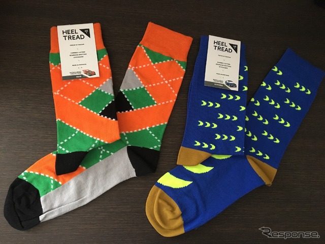 HEEL TREADのソックス(787BとScooby)