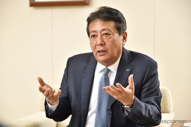 マツダ丸本明社長(12月25日 東京本社にて)