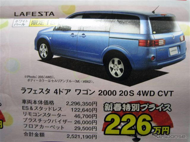 【新春値引き情報】初売り特価車が大集合！　