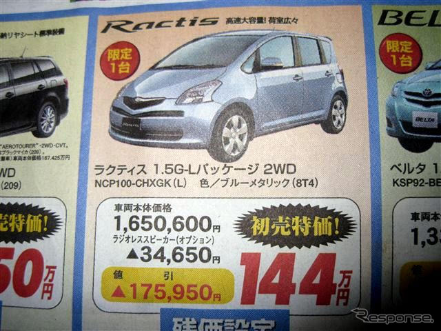 【新春値引き情報】初売り特価車が大集合！　