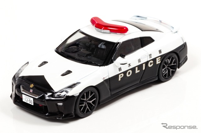 1/43 日産 GT-R （R35） 2018 栃木県警察高速道路交通警察隊車両