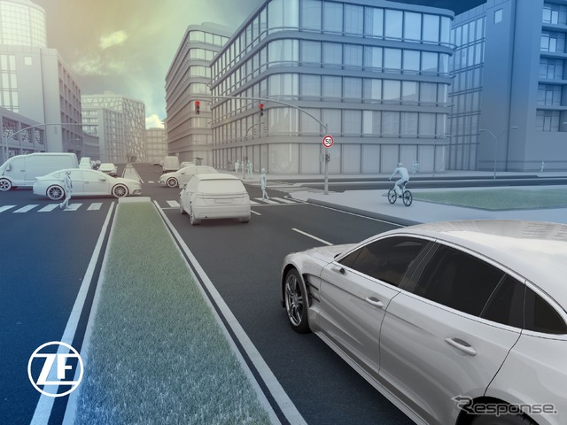 ZFの自動運転向け最新センサー技術のイメージ